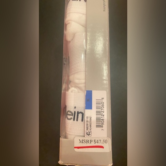 CALVIN KLEIN Men’s 3 Pack Cotton Stretch Classic Fit Briefs White Size XL 40-42 - Picture 4 of 7